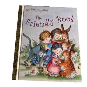 Vintage A Little Golden Book Classic The Friendly Book 1982 Edition Good Cond.